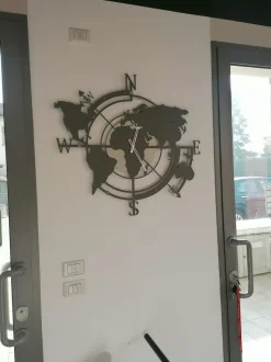 Orologio planisfero grande Artigianale in stile moderno a prezzo scontato