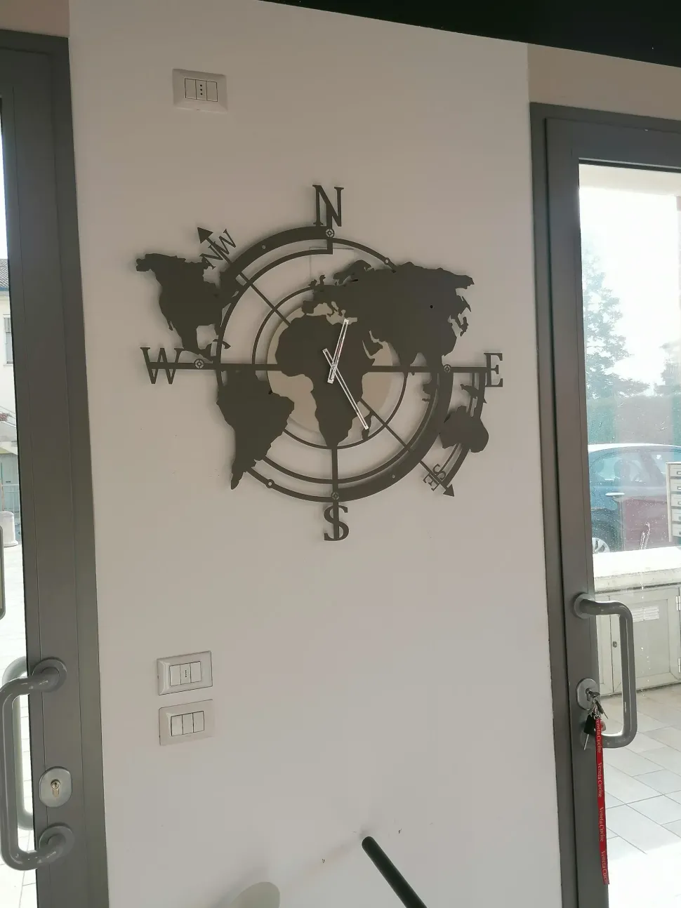 Orologio planisfero grande Artigianale in stile moderno a prezzo scontato