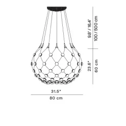 Outlet: Lampada Mesh Luceplan d86npi a prezzo scontato!