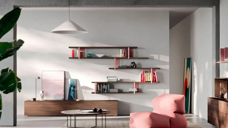 Outlet: Soggiorno Orme 3 in laminato materico. Prezzo scontato!