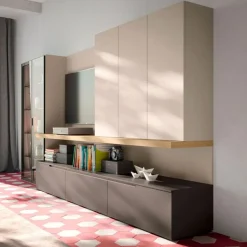 Outlet: Soggiorno Orme in laminato materico. Design unico, prezzo eccezionale!