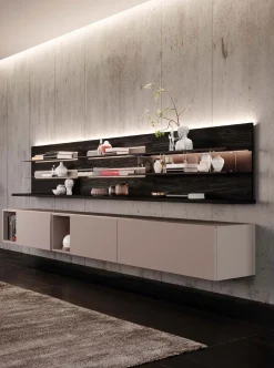 Outlet: Story 8 skyline 3.0 di Astor Mobili per il soggiorno.