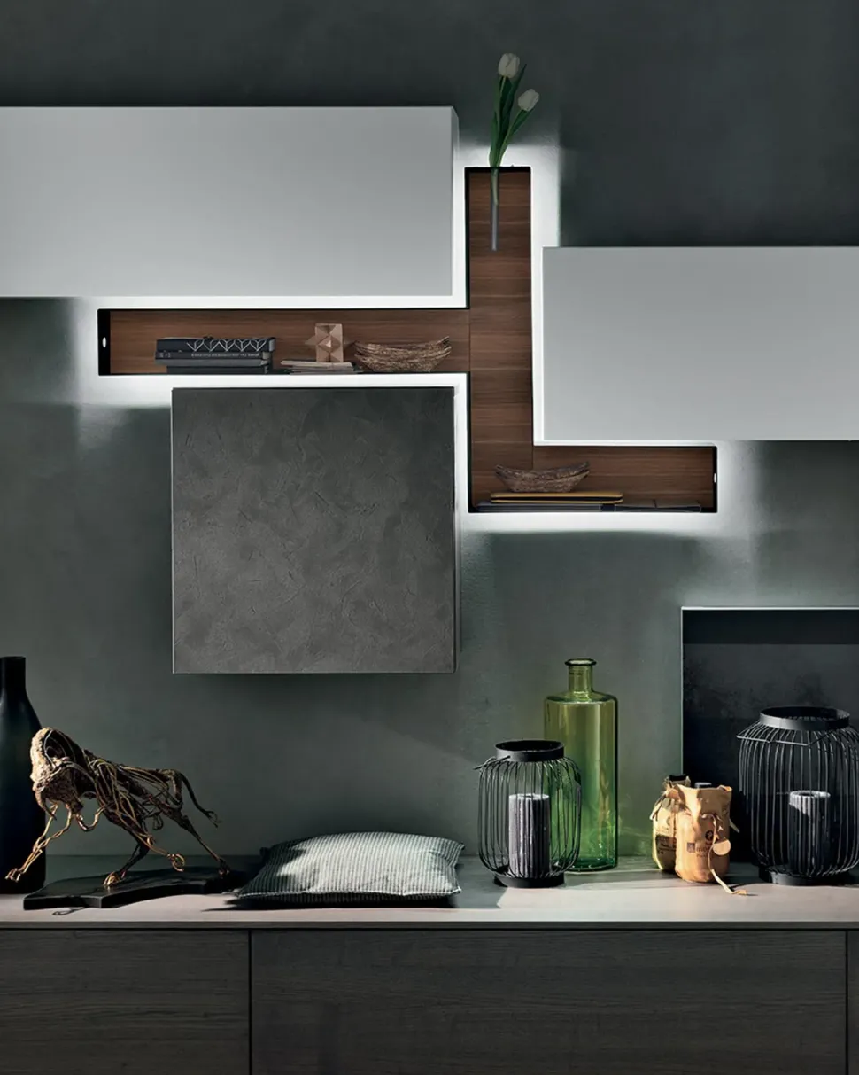 Parete attrezzata A070 Tomasella con un ribasso del 25%