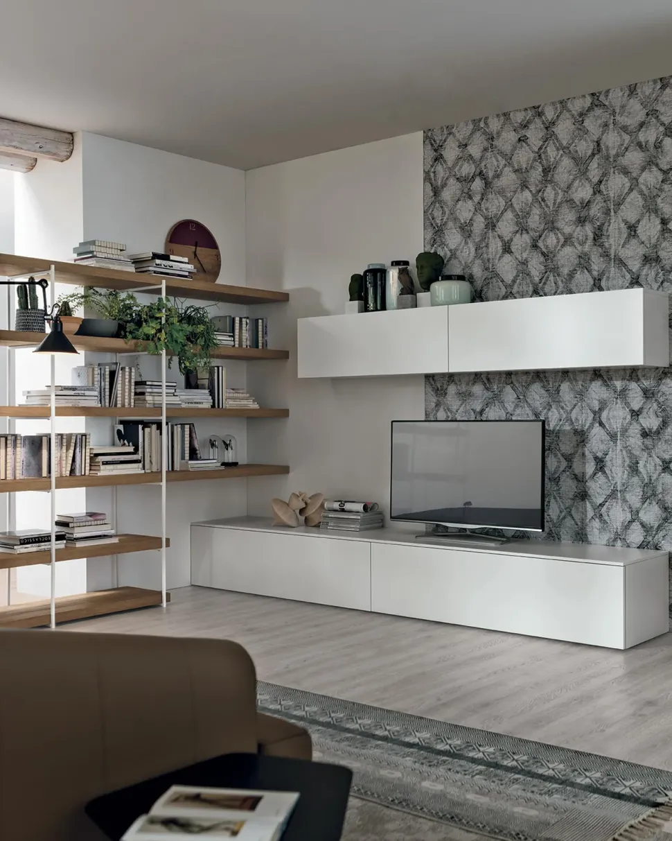 Parete attrezzata A076 Tomasella in stile moderno a prezzo scontato