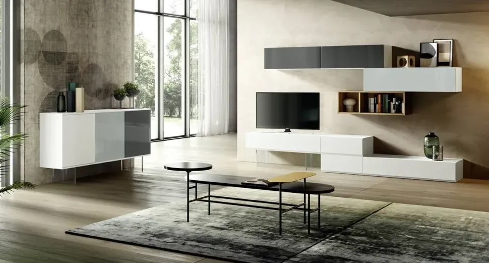 Parete attrezzata Alba 2 602 di Albamobili scontata del 30%