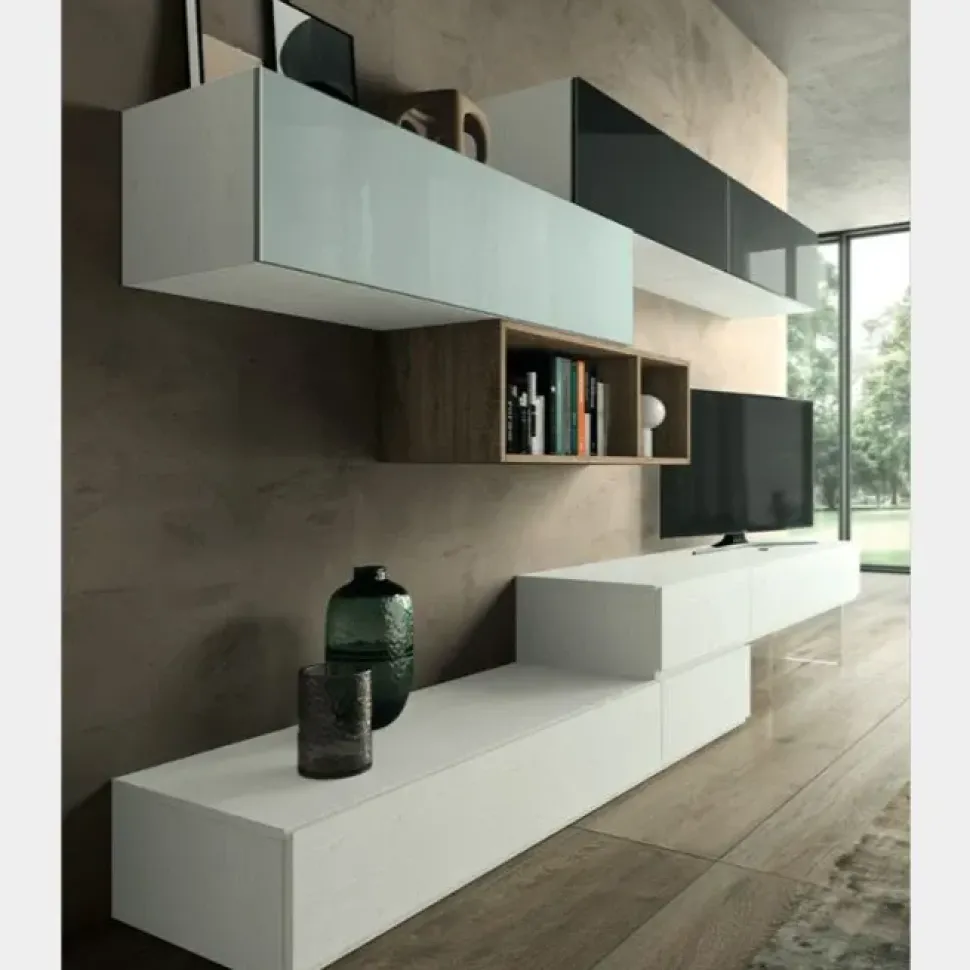 Parete attrezzata Alba 2 602 di Albamobili scontata del 30%