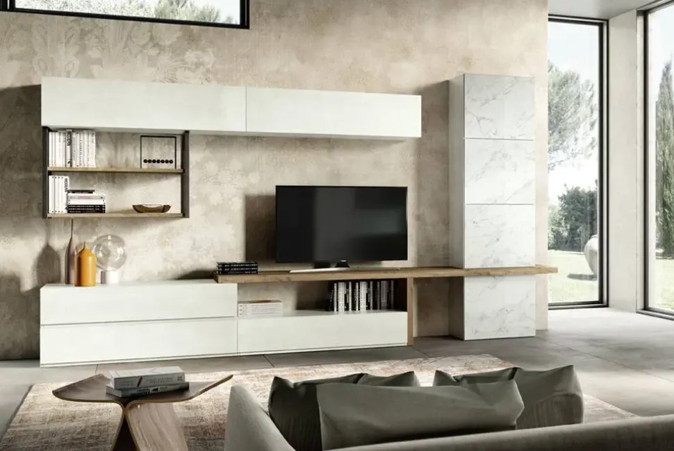 Parete attrezzata Alba 1 606 di Albamobili scontata del 30%