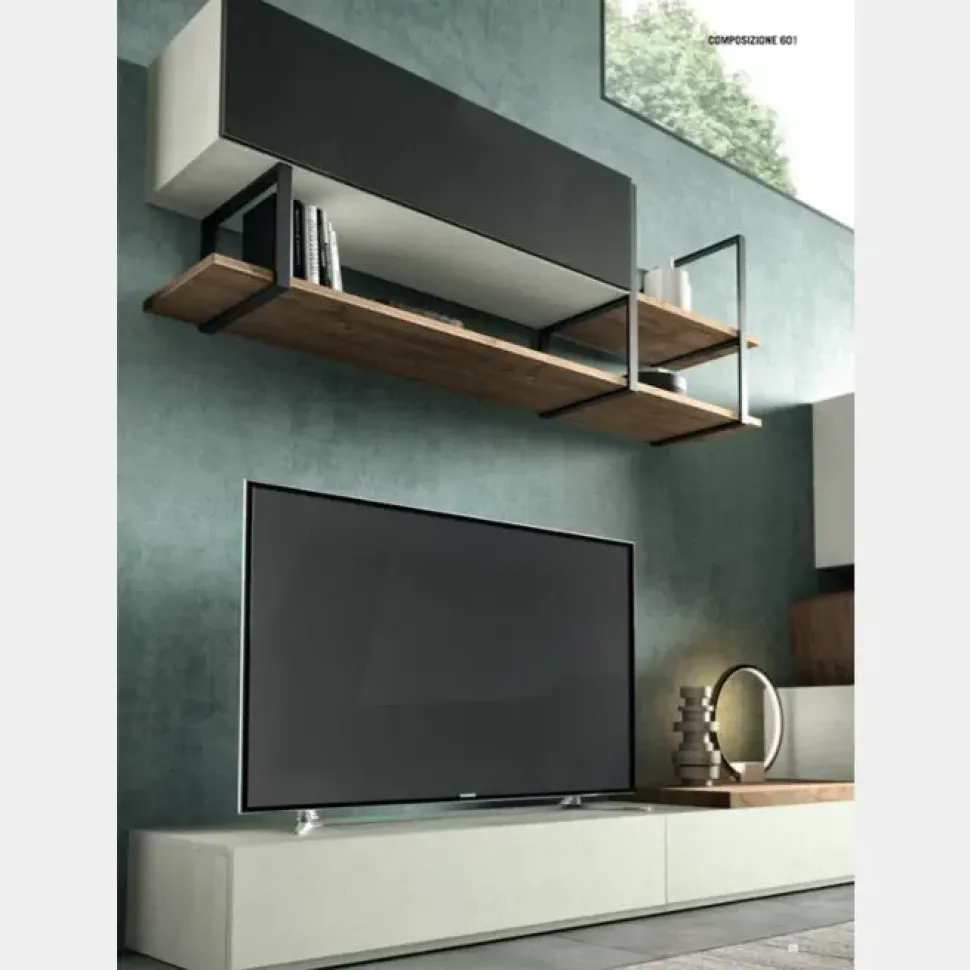 Parete attrezzata Alba106 di Albamobili in OFFERTA OUTLET