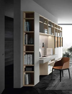 Parete attrezzata Astor 1 Astor mobili in stile design a prezzo ribassato