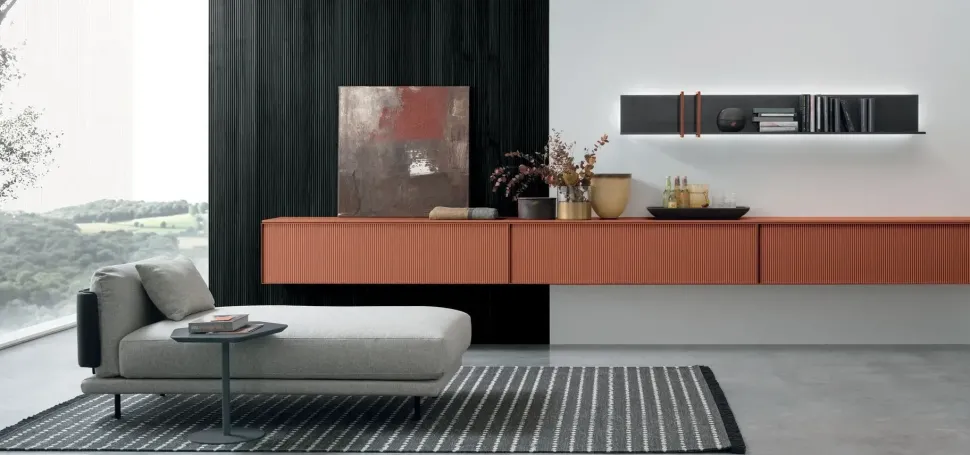 Parete attrezzata At135 di Tomasella in OFFERTA OUTLET