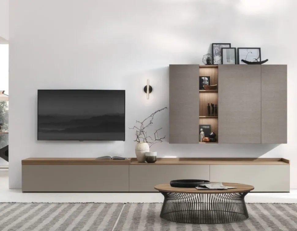 Parete attrezzata At115 Tomasella in stile design a prezzo scontato