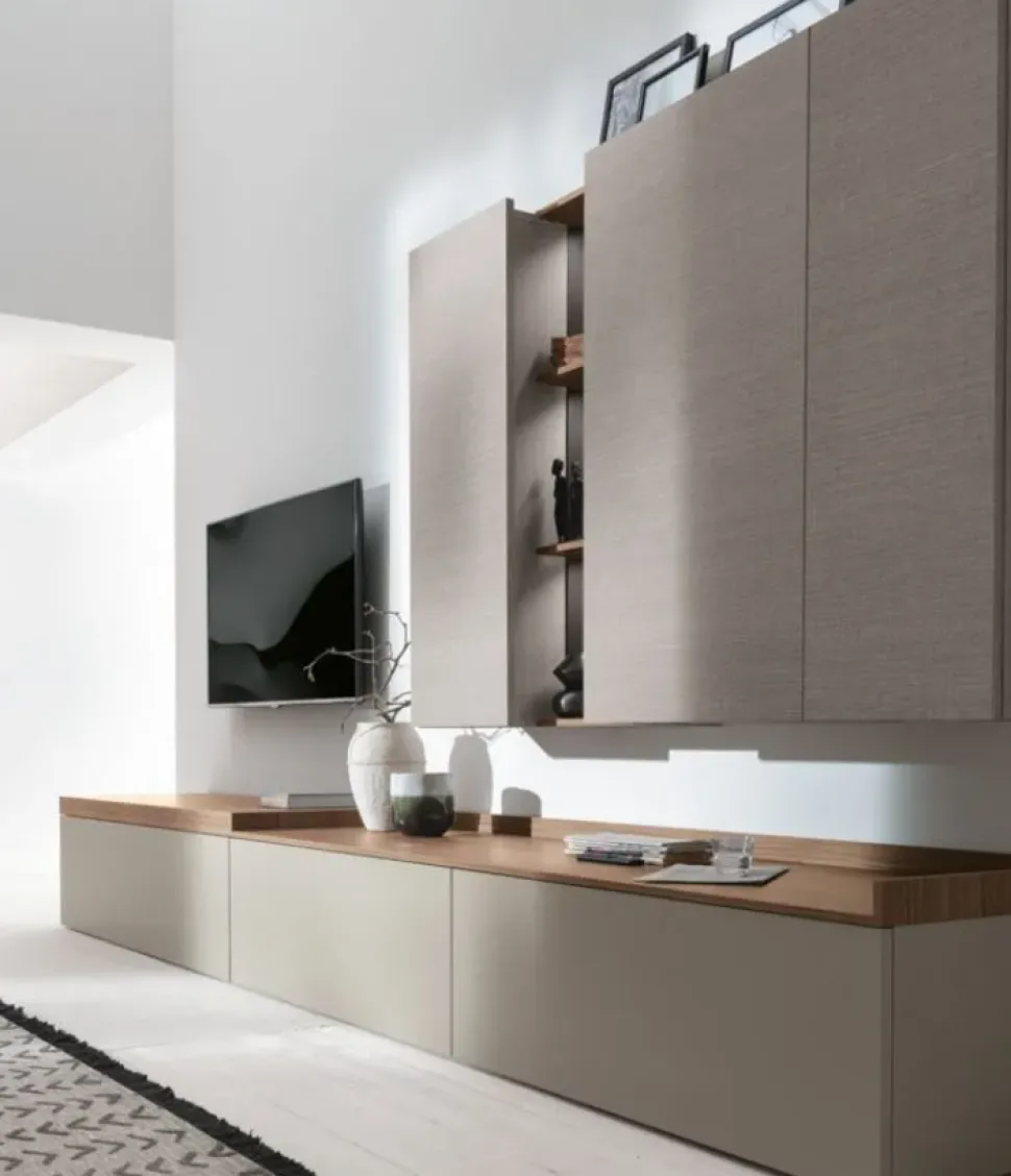 Parete attrezzata At115 Tomasella in stile design a prezzo scontato