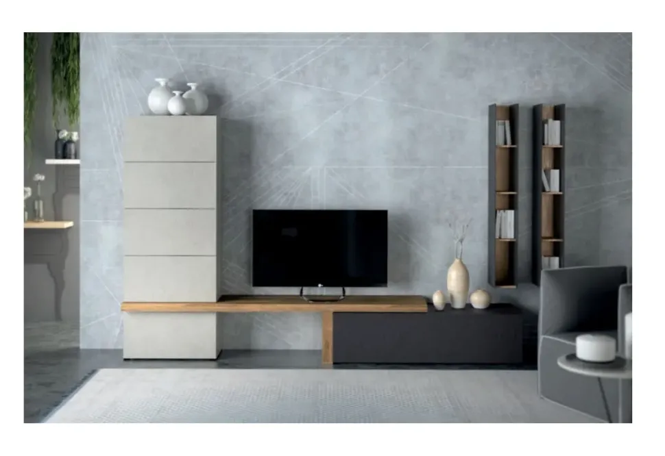 Parete attrezzata Atlante skt36 Tomasella in stile design a prezzo scontato