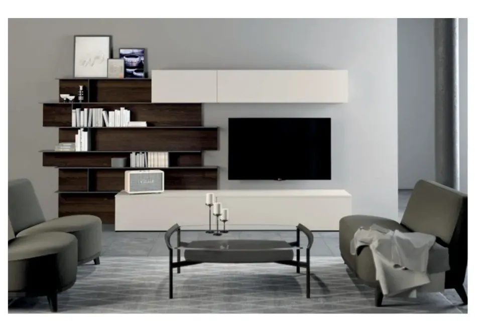 Parete attrezzata Atlante skt37 Tomasella in stile design a prezzo scontato