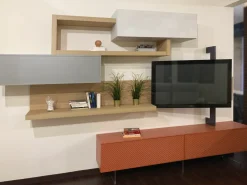 Parete attrezzata Club 36 Duebitalia in stile moderna a prezzo ribassato