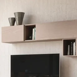 Parete attrezzata Composizione porta tv nova Mobilificio bellutti in stile moderna a prezzo ribassato