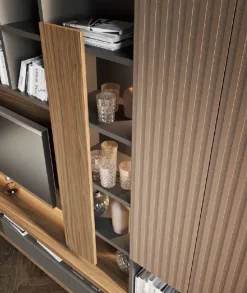 Parete attrezzata Composizione horizon 1022 dell'azienda Mobilgam con un ribasso esclusivo