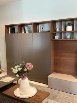 Parete attrezzata Composizione parete tv di Pianca scontata del 30%