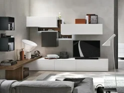 Parete attrezzata Composizione a070 di Tomasella in OFFERTA OUTLET