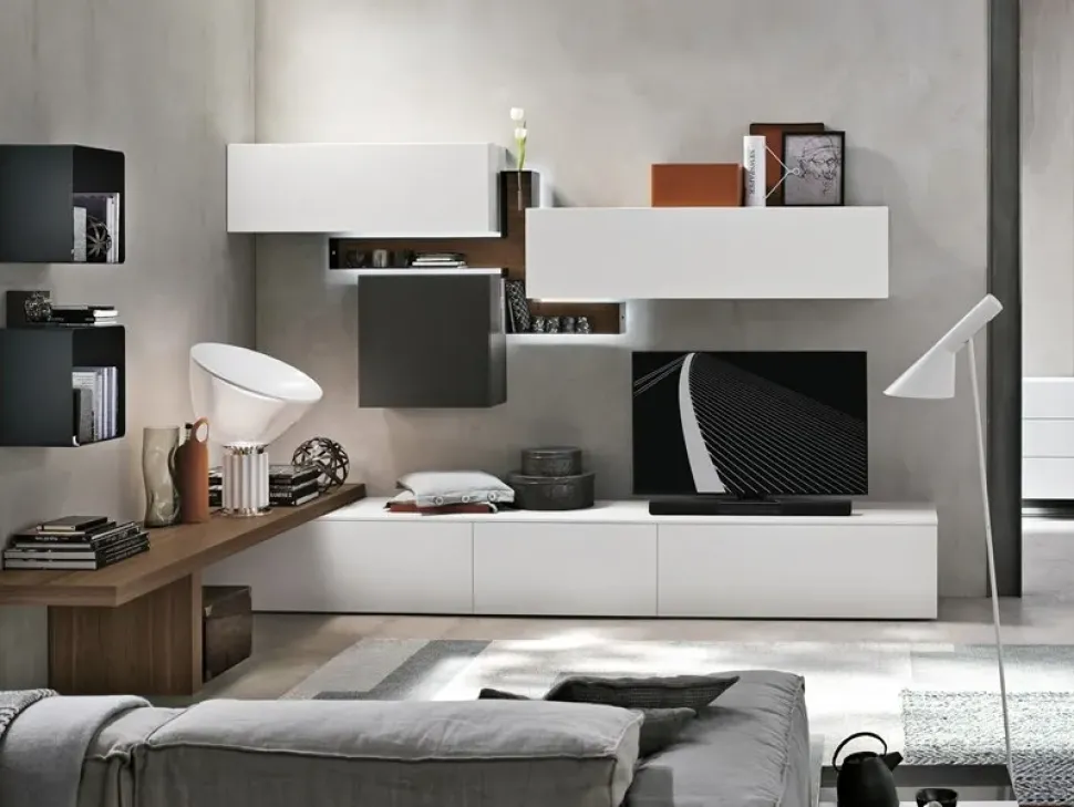 Parete attrezzata Composizione a070 di Tomasella in OFFERTA OUTLET