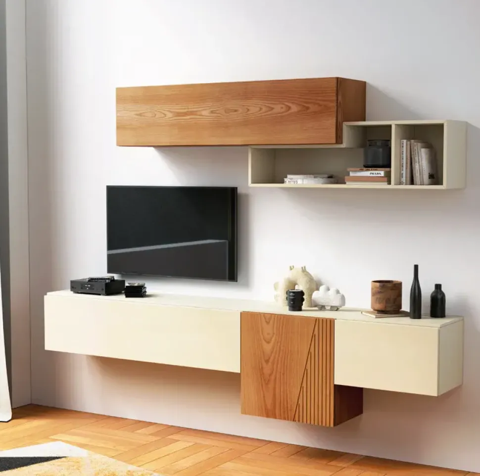 Parete attrezzata Composizione 25 di Mobilificio bellutti in OFFERTA OUTLET