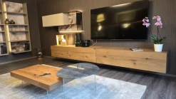 Parete attrezzata Composizione 36e8 Lago in stile design a prezzo scontato
