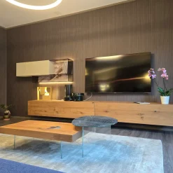 Parete attrezzata Composizione 36e8 Lago in stile design a prezzo scontato