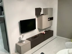 Parete attrezzata Dandy Santalucia in stile moderna a prezzo ribassato