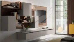 Parete attrezzata Day 02 Orme in stile moderna a prezzo ribassato