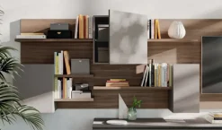 Parete attrezzata Day 02 Orme in stile moderna a prezzo ribassato