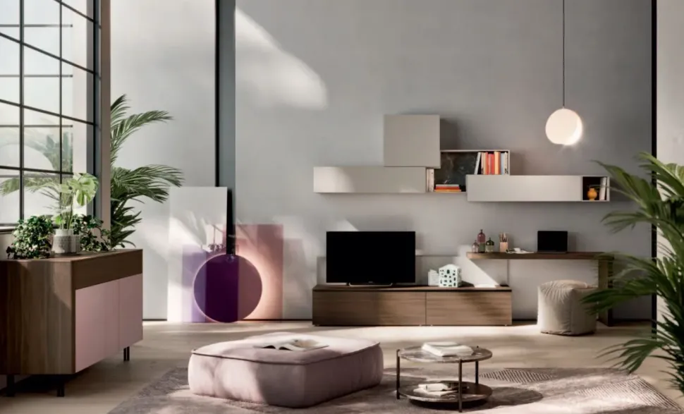 Parete attrezzata Day 19 Orme: design moderno a prezzo vantaggioso.