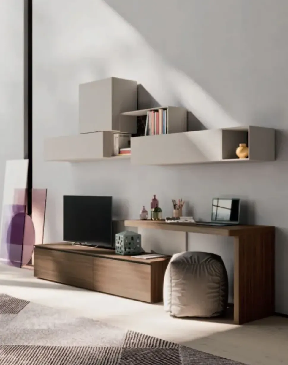 Parete attrezzata Day 19 Orme: design moderno a prezzo vantaggioso.