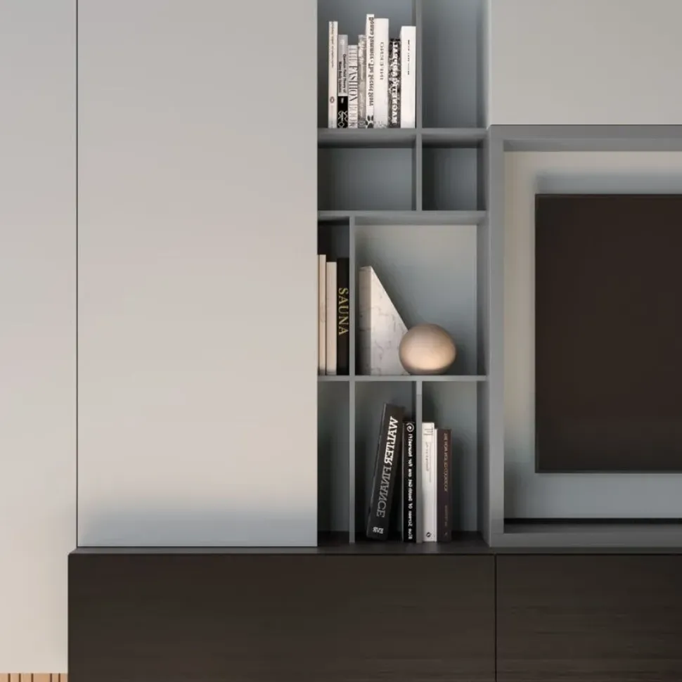 Parete attrezzata Day * Orme in stile design a prezzo ribassato