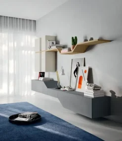Parete attrezzata Day 04 Orme in stile design a prezzo scontato