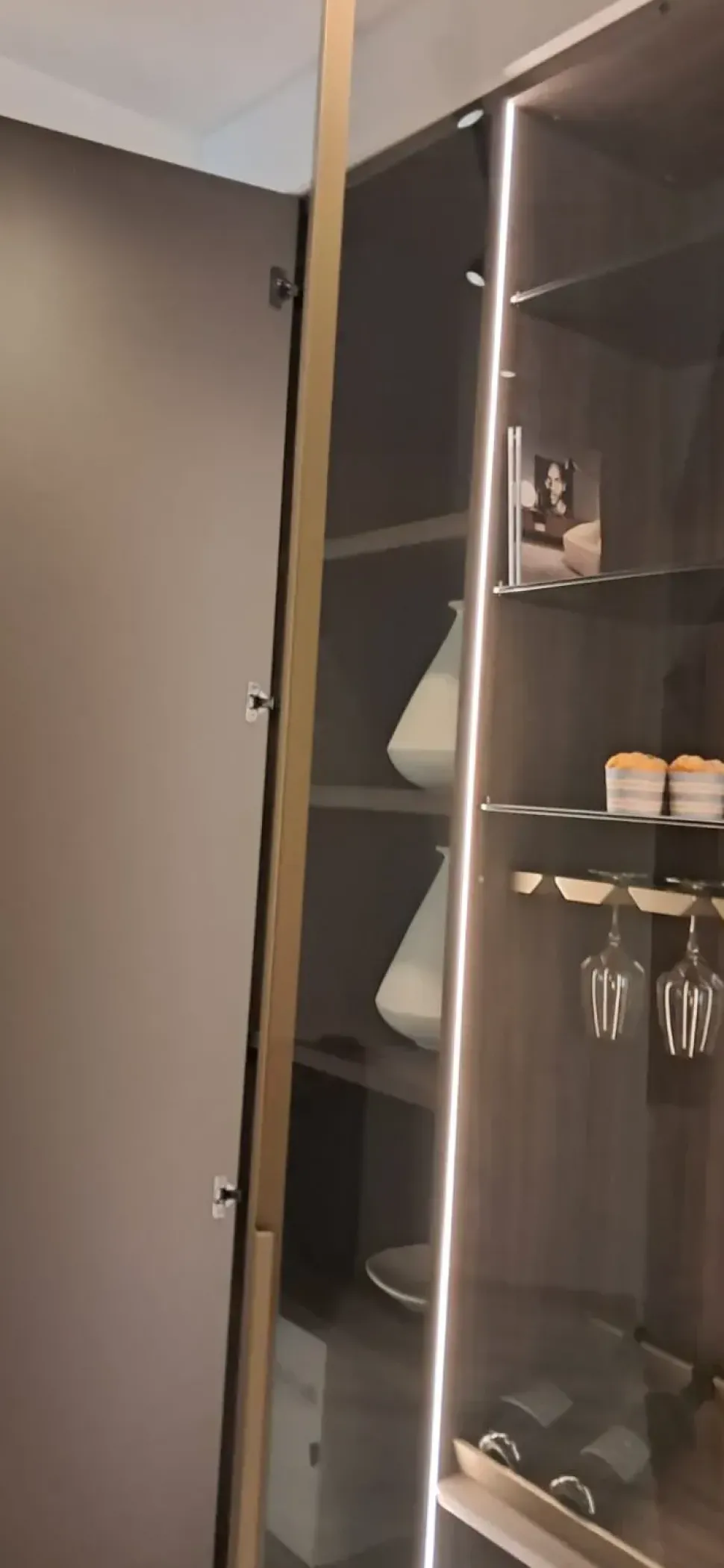 Parete attrezzata Dress code Olivieri in stile moderna a prezzo ribassato