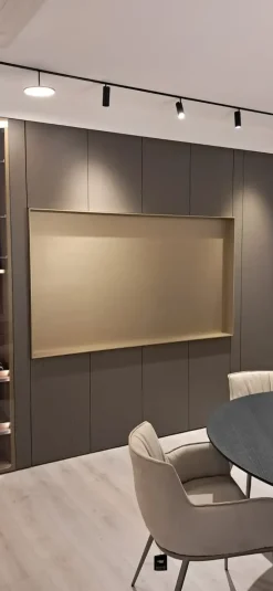 Parete attrezzata Dress code Olivieri in stile moderna a prezzo ribassato