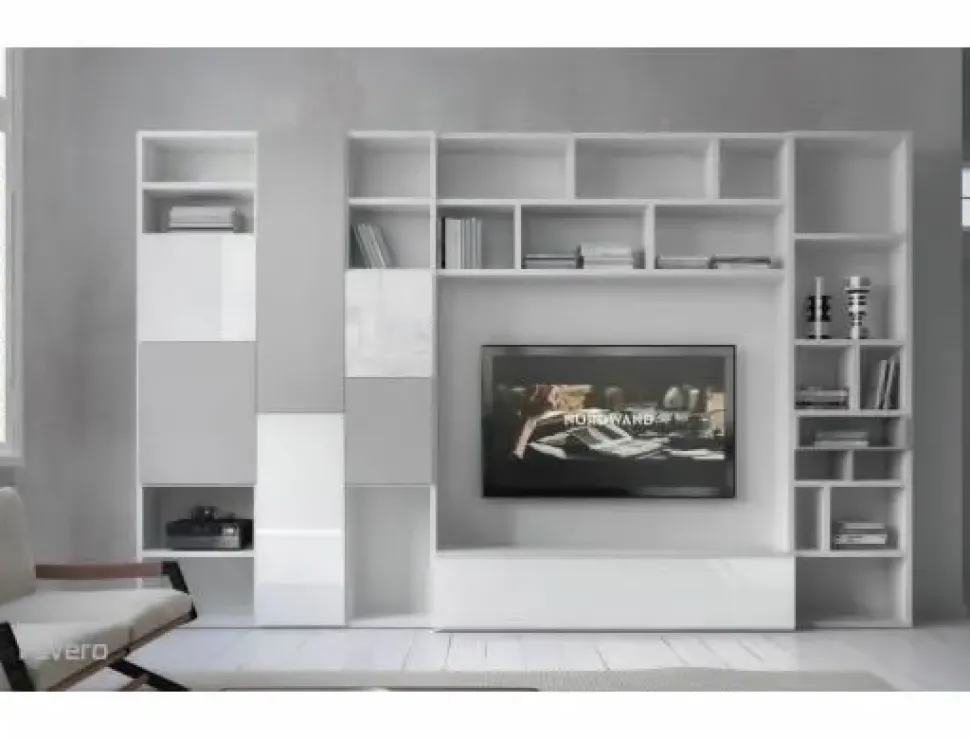 Parete attrezzata Favero Composizione riflessi basic spalla - 7RF 5095