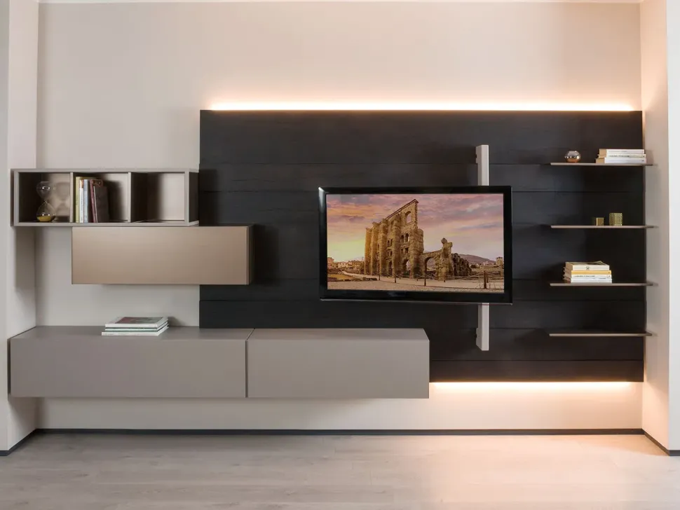 Parete attrezzata Freehand 12 outlet di Diotti.com scontata del 51%