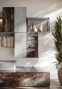 Parete attrezzata Gsg725 di Giessegi scontata del 50%