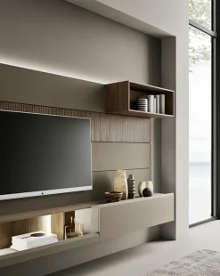 Parete attrezzata Horizon 02 di Mobilgam scontata del 25%