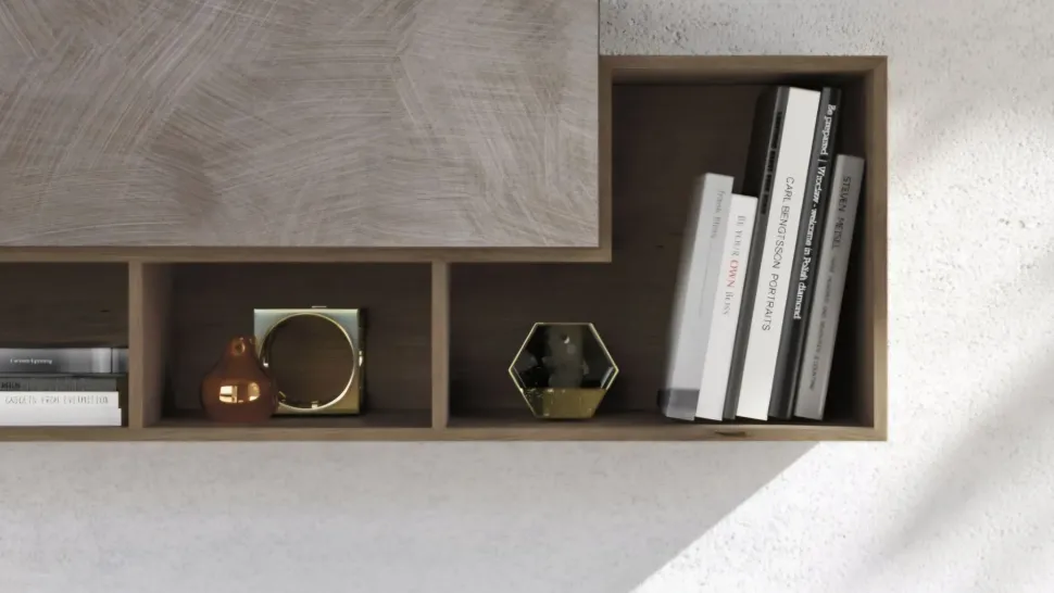 Parete attrezzata Horizon della marca Mobilgam con un ribasso esclusivo