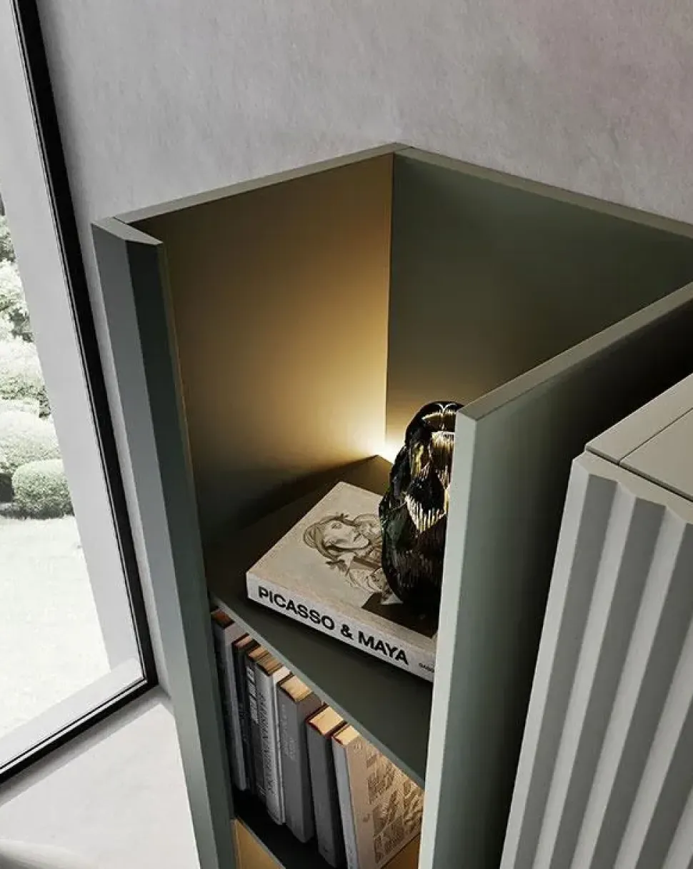 Parete attrezzata Horizon 00 di Mobilgam in OFFERTA OUTLET