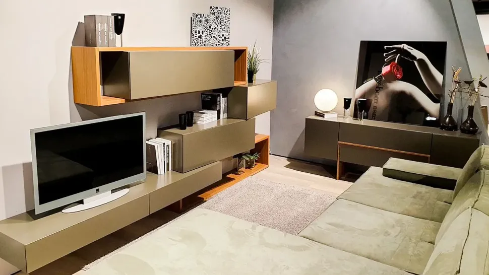 Parete attrezzata i-modulart di Presotto scontata del 71%