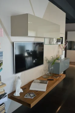 Parete attrezzata in stile design 36e8 di Lago a prezzo scontato