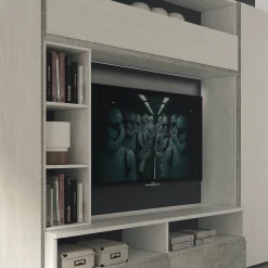 Parete attrezzata in stile moderno Lions linea velvet 10 di Collezione esclusiva a prezzo Outlet