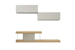 Parete attrezzata in stile design F2/ form line 242 con pensili di Forme’s in Offerta Outlet