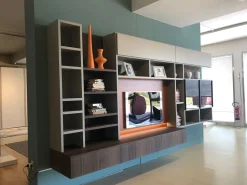 Parete attrezzata in stile design Modo di Sangiacomo a prezzo scontato