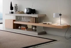 Parete attrezzata in stile design F2/ zi line di Forme’s a prezzo Outlet