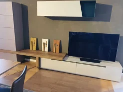 Parete attrezzata in stile design Atlante 22 di Tomasella a prezzo Outlet