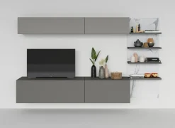 Parete attrezzata in stile design Skyline  di Astor mobili a prezzo scontato